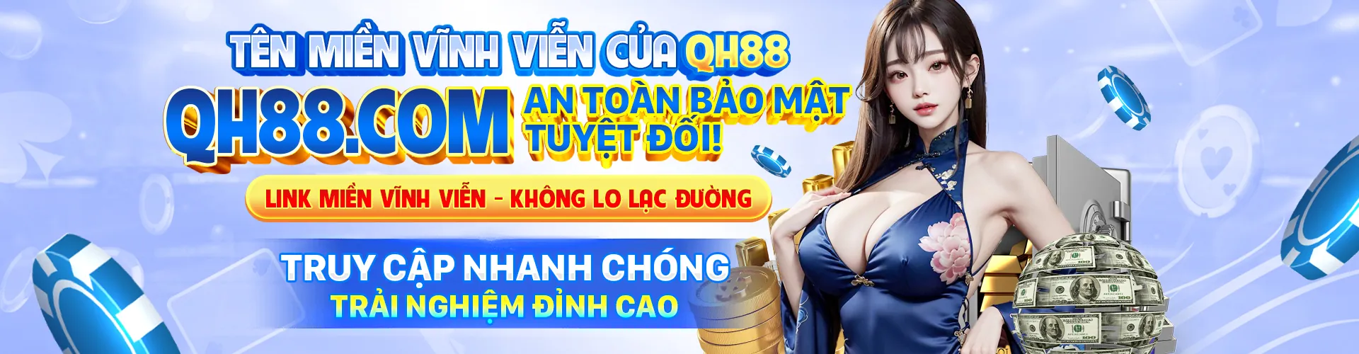 Bàn chơi Baccarat EA888 trực tuyến sang trọng với các lá bài và chip